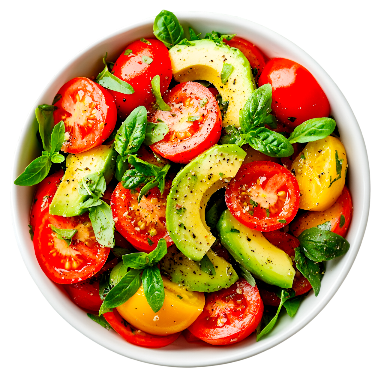 salade tomates avocat